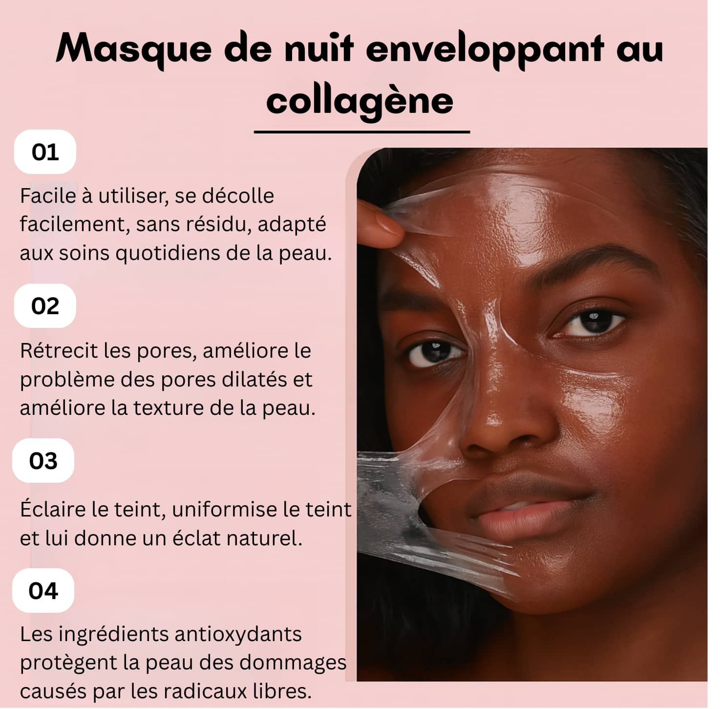 Résultat avant utilisation du masque Kalkaire